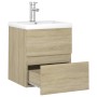 Sonoma oak chipboard sink cabinet by vidaXL, bathroom vanities - Ref: Foro24-3071624, Price: 170,27 €, Discount: %