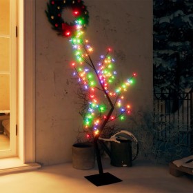 Weihnachtsbaum 128 bunte LEDs Kirschblüten 120 cm von vidaXL, Weihnachtsbeleuchtung - Ref: Foro24-328651, Preis: 50,99 €, Rab...