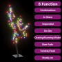 Weihnachtsbaum 128 bunte LEDs Kirschblüten 120 cm von vidaXL, Weihnachtsbeleuchtung - Ref: Foro24-328651, Preis: 50,26 €, Rab...