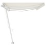 Toldo de pie retráctil manual crema 600x300 cm de vidaXL, Toldos - Ref: Foro24-3069597, Precio: 654,90 €, Descuento: %