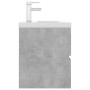 Mueble con lavabo madera de ingeniería gris hormigón de vidaXL, Tocadores de baño - Ref: Foro24-3071634, Precio: 204,05 €, De...