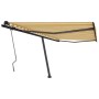 Toldo de pie manual retráctil amarillo y blanco 400x350 cm de vidaXL, Toldos - Ref: Foro24-3069818, Precio: 521,16 €, Descuen...