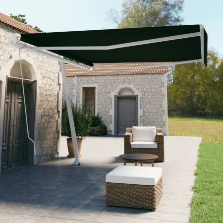 Toldo de pie manual retráctil gris antracita 400x350 cm de vidaXL, Toldos - Ref: Foro24-3069619, Precio: 462,75 €, Descuento: %