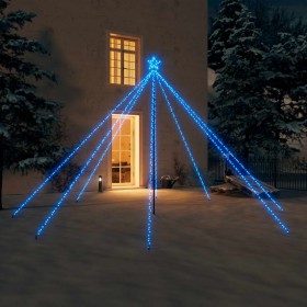 Luces de árbol de Navidad interior 576 LED azul 3,6 m de vidaXL, Arboles de navidad - Ref: Foro24-328742, Precio: 73,99 €, De...