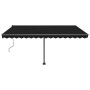 Toldo automático LED sensor de viento gris antracita 400x350 cm de vidaXL, Toldos - Ref: Foro24-3069834, Precio: 777,99 €, De...