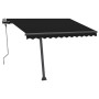 Toldo de pie retráctil manual gris antracita 300x250 cm de vidaXL, Toldos - Ref: Foro24-3069699, Precio: 306,28 €, Descuento: %