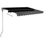 Toldo de pie retráctil manual gris antracita 300x250 cm de vidaXL, Toldos - Ref: Foro24-3069699, Precio: 306,28 €, Descuento: %