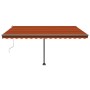 Toldo de pie automático naranja y marrón 400x300 cm de vidaXL, Toldos - Ref: Foro24-3069750, Precio: 530,99 €, Descuento: %