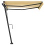 Toldo de pie retráctil manual amarillo y blanco 300x250 cm de vidaXL, Toldos - Ref: Foro24-3069698, Precio: 306,40 €, Descuen...