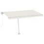 Toldo automático con LED y sensor de viento crema 450x350 cm de vidaXL, Toldos - Ref: Foro24-3069652, Precio: 786,22 €, Descu...