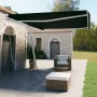 Toldo de pie retráctil manual gris antracita 500x350 cm de vidaXL, Toldos - Ref: Foro24-3069659, Precio: 571,71 €, Descuento: %