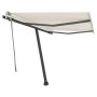 Toldo de pie retráctil manual crema 350x250 cm de vidaXL, Toldos - Ref: Foro24-3069717, Precio: 370,53 €, Descuento: %