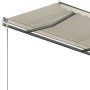 Retractable manual cream freestanding awning 350x250 cm by vidaXL, Awnings - Ref: Foro24-3069717, Price: 370,53 €, Discount: %