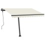 Toldo de pie retráctil manual crema 300x250 cm de vidaXL, Toldos - Ref: Foro24-3069697, Precio: 306,28 €, Descuento: %