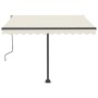 Toldo de pie retráctil manual crema 300x250 cm de vidaXL, Toldos - Ref: Foro24-3069697, Precio: 306,28 €, Descuento: %