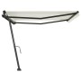 Cream retractable manual foot awning 400x350 cm by vidaXL, Awnings - Ref: Foro24-3069817, Price: 519,68 €, Discount: %