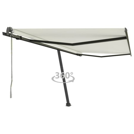 Toldo de pie automático crema 400x350 cm de vidaXL, Toldos - Ref: Foro24-3069827, Precio: 562,38 €, Descuento: %