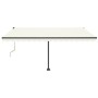 Toldo automático con LED y sensor de viento crema 400x350 cm de vidaXL, Toldos - Ref: Foro24-3069832, Precio: 752,04 €, Descu...