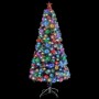 Árbol de Navidad artificial LED fibra óptica blanco azul 150 cm de vidaXL, Arboles de navidad - Ref: Foro24-328456, Precio: 7...