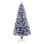 Árbol de Navidad artificial LED fibra óptica blanco azul 150 cm de vidaXL, Arboles de navidad - Ref: Foro24-328456, Precio: 7...