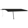 Toldo automático LED sensor de viento gris antracita 500x350 cm de vidaXL, Toldos - Ref: Foro24-3069874, Precio: 752,89 €, De...