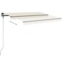 Automatic freestanding cream-colored awning 450x350 cm by vidaXL, Awnings - Ref: Foro24-3069847, Price: 628,20 €, Discount: %