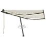 Toldo automático con LED y sensor de viento crema 450x350 cm de vidaXL, Toldos - Ref: Foro24-3069852, Precio: 725,41 €, Descu...