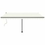 Toldo automático con LED y sensor de viento crema 450x350 cm de vidaXL, Toldos - Ref: Foro24-3069852, Precio: 725,41 €, Descu...