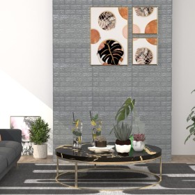 Self-adhesive wallpaper 3D bricks 10 units anthracite by vidaXL, Painted paper - Ref: Foro24-150721, Price: 38,54 €, Discount: %