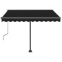 Manual retractable foot awning anthracite gray 350x250 cm by vidaXL, Awnings - Ref: Foro24-3069719, Price: 353,50 €, Discount: %