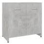 Juego de muebles de baño 4 uds madera ingeniería gris hormigón de vidaXL, Muebles de baño - Ref: Foro24-3071715, Precio: 213,...