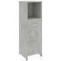 Juego de muebles de baño 4 uds madera ingeniería gris hormigón de vidaXL, Muebles de baño - Ref: Foro24-3071715, Precio: 213,...