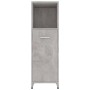 Juego de muebles de baño 4 uds madera ingeniería gris hormigón de vidaXL, Muebles de baño - Ref: Foro24-3071715, Precio: 213,...