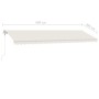 Cream automatic standing awning 600x300 cm by vidaXL, Awnings - Ref: Foro24-3069607, Price: 658,43 €, Discount: %