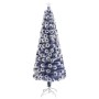 Künstlicher Weihnachtsbaum LED Glasfaser weiß blau 240 cm von vidaXL, Weihnachtsbäume - Ref: Foro24-328459, Preis: 168,04 €, ...