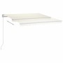 Toldo automático LED sensor de viento crema 3,5x2,5 m de vidaXL, Toldos - Ref: Foro24-3069932, Precio: 560,77 €, Descuento: %