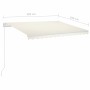 Toldo automático LED sensor de viento crema 3,5x2,5 m de vidaXL, Toldos - Ref: Foro24-3069932, Precio: 560,77 €, Descuento: %