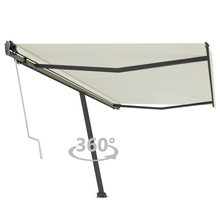 Toldo de pie automático crema 500x350 cm de vidaXL, Toldos - Ref: Foro24-3069867, Precio: 661,16 €, Descuento: %