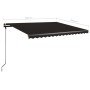 Toldo de pie manual retráctil gris antracita 400x350 cm de vidaXL, Toldos - Ref: Foro24-3069819, Precio: 521,89 €, Descuento: %