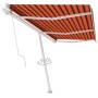 Orange and brown automatic standing awning 600x300 cm by vidaXL, Awnings - Ref: Foro24-3069610, Price: 647,97 €, Discount: %