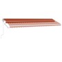 Orange and brown automatic standing awning 600x300 cm by vidaXL, Awnings - Ref: Foro24-3069610, Price: 647,97 €, Discount: %