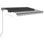 Automatic retractable awning with anthracite gray poles 3x2.5 m by vidaXL, Awnings - Ref: Foro24-3070109, Price: 402,33 €, Di...