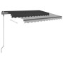 Automatic retractable awning with anthracite gray posts 3.5x2.5 m by vidaXL, Awnings - Ref: Foro24-3070129, Price: 483,23 €, ...