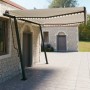 Toldo retráctil manual con LED color crema 4,5x3 m de vidaXL, Toldos - Ref: Foro24-3070162, Precio: 578,36 €, Descuento: %