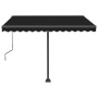 Toldo automático LED sensor de viento gris antracita 300x250 cm de vidaXL, Toldos - Ref: Foro24-3069714, Precio: 581,77 €, De...