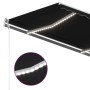 Toldo manual retráctil con LED gris antracita 4x3,5 m de vidaXL, Toldos - Ref: Foro24-3070024, Precio: 472,44 €, Descuento: %