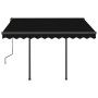 Toldo automático LED sensor de viento gris antracita 3,5x2,5 m de vidaXL, Toldos - Ref: Foro24-3070134, Precio: 583,49 €, Des...