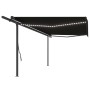 Toldo automático con LED sensor de viento gris antracita 5x3,5m de vidaXL, Toldos - Ref: Foro24-3070274, Precio: 829,00 €, De...