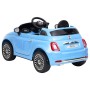 Fiat 500 blue electric ride-on car by vidaXL, Pedal or push vehicles - Ref: Foro24-80316, Price: 212,29 €, Discount: %