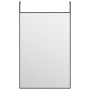 Türspiegel aus schwarzem Glas und Aluminium, 40 x 60 cm von vidaXL, Spiegel - Ref: Foro24-327406, Preis: 34,84 €, Rabatt: %